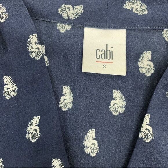 Cabi Memento Stencil Print Top size Small - Picture 8 of 11